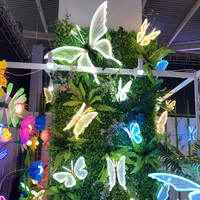 Décoration d'arbre de Noël LED 3D Papillon Clignotant IP65 pour Extérieur, Motif Lumineux Musical d'Halloween en Gros