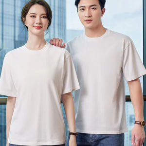 T-shirt Casual a maniche corte da uomo in cotone 100% di alta qualità, ampia, marca di moda estiva, stile <span class=keywords><strong>taglie</strong></span> forti - Product Image 2