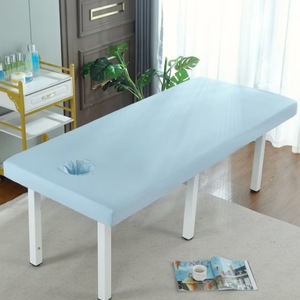 Sábana para Camilla de Masajes, Funda para Cama de Masajes con Orificio Facial, Sábanas Ajustables Lavables <span class=keywords><strong>y</strong></span> Reutilizables, Cubrecama para Camilla de Masajes - Product Image 1