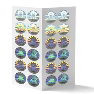 Tùy chỉnh 3D chống hàng giả Hologram Sticker tùy chỉnh Pet Holographic nhãn