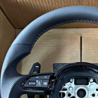 Volant en cuir pleine fleur en stock pour Audi A3 S3 RS3 A4L A5 S5 RS5 A6L A7 S7 RS7 Q3 Q5 Q5L Q7 A4 B8 B9 A6 C7 C8