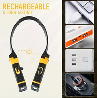 Lampe de travail professionnelle puissante à LED COB, nouvelle lampe de poche magnétique pour voiture et garage, USB, rétractable, rechargeable