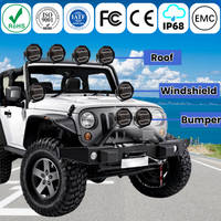 Projecteurs LED BSG SW703 90W 12V 24V IP67 étanches en aluminium de 7 pouces, super lumineux 8000 lumens, pour 4x4 et tout-terrain