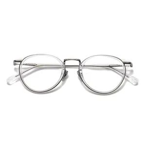Figroad 2024 New Japanese Style Optical Frame Round Glasses Anti Blue Optical Frames Classic Eyeglasses Frames