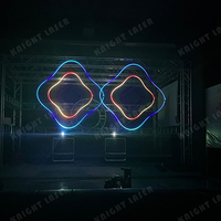 2023 nouveau professionnel 3d 5w rgb animation couleur étoile 5000mw projecteur de lumière laser avec logo à vendre