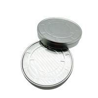 Petite boîte en fer pour rouge à lèvres personnalisée Mini boîte en fer pour baume Emballage rond blanchissant pour crème solaire Boîte en fer pouvant imprimer des motifs Pot à bougie