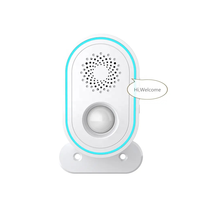 Timbre de bienvenida con WiFi inteligente Tuya, alarma con Sensor de movimiento PIR antirrobo, timbre de puerta de felicitación de entrada inalámbrica para tiendas