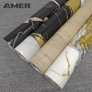 Amer Factory Wholesale <strong>Purple</strong> and Gold <strong>Marble</strong> Foam Self Adhesive Waterproof <strong>Wallpaper</strong> for Bathroom <strong>Marble</strong> - Product Image 3