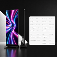 Écran LED pliable d'intérieur P1.25 à pas fin, haute luminosité 4K HDR10, écran publicitaire personnalisé avec CMS basé sur le cloud – Offre Spéciale