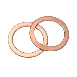 แหวนประเก็นทองแดงสำหรับเครื่องซักผ้าประเก็นแหวนซีลตัวชี้วัด DIN 7603ทองแดงแข็ง - Product Image 1