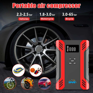 Arrancador de batería de coche portátil de 12V, bomba de neumáticos, luz LED, Kit de emergencia de refuerzo de batería automático, pantalla Digital a prueba de chispas 2000a para coches - Product Image 3