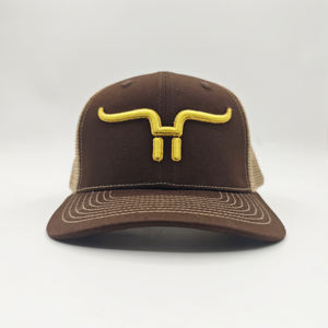 Casquette de baseball personnalisée Performance Cycling en maille unisexe pour l'été, professionnelle, motif cerf, noire, style snapback Richardson 112 Trucker - Product Image 3