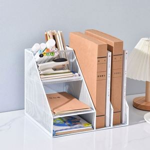 Pen Stand Set Accessories Makeup Minimalist <b>Files</b> Holder Desk Organizer for Home Office - Product Image 5