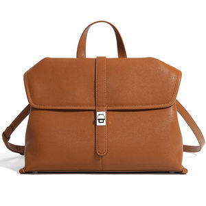 Bolsos de Mano para Mujer, de Cuero Genuino de Alta Calidad, Marca de Lujo, para el Trabajo y el Tiempo Libre, Bolsos Tote para Oficina - Product Image 1