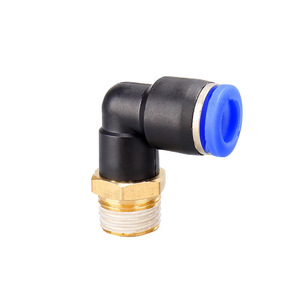 Acoplador rápido tipo L M5 4, rosca externa de acero inoxidable para boquilla de manguera de aire, piezas neumáticas - Product Image 4