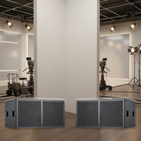 Caisson de basses mono LS3 LS118B/LS218B de 18 pouces, 4/8 ohms, 700W/1400W, enceinte sur pied en bois