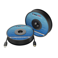 Prix usine fibre optique Audio TV transmetteur câble 100m PVC veste pour HDMI fil rouleau 4K résolution câbles de Communication
