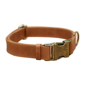 Collar de cuello de ante para mascotas, conjunto de collar de perro de ante pastel con hebilla de bronce, de lujo, de gama alta, Occidental, a buen precio - Product Image 3