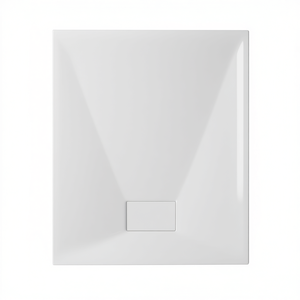 Receveur de douche rectangulaire fin Stone Essence blanc 80 x 140 cm - Product Image 3