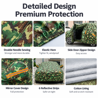 Housse de protection intégrale pour voiture, imperméable, anti-UV, anti-poussière, protection contre les intempéries, pour concessionnaires, flotte de location, stockage