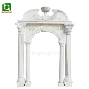 Trang chủ vườn trang trí tự nhiên màu vàng travertine đá vôi đá cẩm thạch cửa Surround - Product Image 6