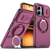 Étui pour Infinix Note 50 Pro & Lingke 60i/Smart 20PC/Hot 60 Pro 4G, coque de téléphone antichoc avec anneau rotatif