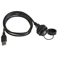 Conector recto Tornillo Aviación IP67 Impermeable Tipo-B Conector eléctrico circular Cable de carcasa de nailon