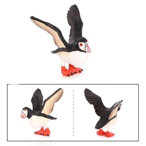 Pájaro PVC Animal modelo ANM08 frailecillo simulación estatua ave marina Animal figuritas juguetes para regalos promocionales - Product Image 3