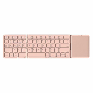Clavier pliable transfrontalier, mini clavier portable magnétique rechargeable, prise en charge du contrôle <span class=keywords><strong>tactile</strong></span>, personnalisable en usine - Product Image 4