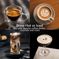 Cafetera Espresso Anbolife de 20 Bares con Tanque de Leche, Panel Táctil a Color, Control de Temperatura PID, Cafetera de Infusión en Frío para el Hogar, OEM, ODM