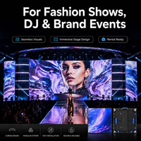 Pantalla LED P2.97 para Desfiles de Moda, Pantalla LED de Alquiler para Interiores de 500x1000mm, 3840Hz, Video Wall para Pasarela, DJ, Eventos de Marca, Fábrica
