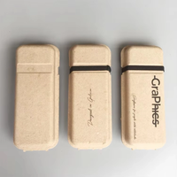 Boîte en pulpe personnalisée écologique de 2 mm en fibre moulée à sec haute densité 2026 pour l'emballage promotionnel des supermarchés et des expositions
