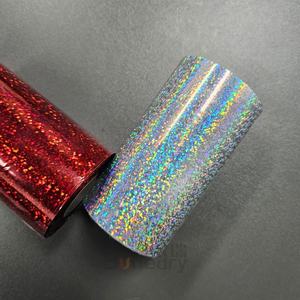 Bonedry DIY-64CM*120M Rouleau de feuille d'aluminium dorée à pois argentés pour appâts, feuille de PVC plastique semi-rigide, rouleau de feuille pour marquage à chaud - Product Image 3