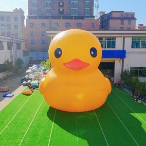 Dễ thương màu vàng vịt Inflatable cho hồ bơi ngoài trời bên & trẻ em Lễ Hội Mùa Hè gian hàng ảnh cho quảng cáo inflatables - Product Image 1