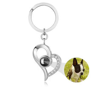 <span class=keywords><strong>Porte</strong></span>-clés personnalisé en acier inoxydable avec <span class=keywords><strong>projection</strong></span> <span class=keywords><strong>photo</strong></span>, en forme de cœur, pour vous, 100 langues, cadeau pour la fête des mères - Product Image 6