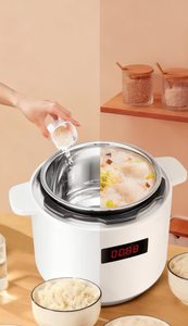Autocuiseur intelligent en acier inoxydable avec contrôle numérique, cuve antiadhésive, spatule et tasse doseuse pour usage domestique et extérieur - Product Image 4