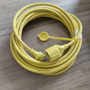 สายต่อยางสีเหลือง Ho7rn F 16a ปลั๊ก IEC CEE IP44 สำหรับใช้งานกลางแจ้ง - Product Image 1
