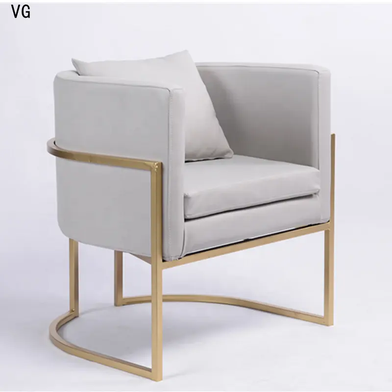 Paslanmaz çelik taban otel ofis ev salon sandalye ile Modern minimalist oturma odası mobilya sandalyeler paslanmaz çelik yemek c