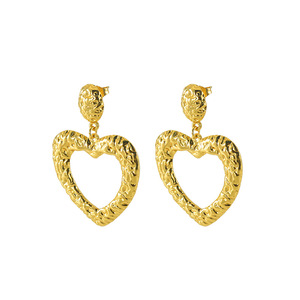 Boucles d'oreilles clous à motif géométrique en acier inoxydable, tendance, inaltérables, accessoires pour femmes, bijoux hypoallergéniques, mode, <span class=keywords><strong>Noël</strong></span> - Product Image 1