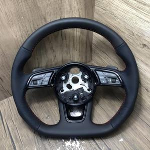 Pour <span class=keywords><strong>Audi</strong></span> R8 <span class=keywords><strong>TT</strong></span> Mk2 <span class=keywords><strong>Mk3</strong></span> B8 <span class=keywords><strong>RS</strong></span> TTS TTRs RS3 RS6 RS4 RS5 RS7 A3 D3 A4 A5 A6 C6 A7 A8 A1 Q3 Q5 Q7 Volant de Voiture en Fibre de Carbone - Product Image 2
