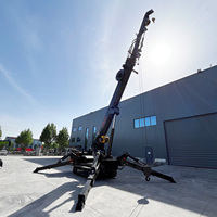 Grue araignée Tonlita RC CE EPA EURO 14 tonnes 16 tonnes, mini-grue sur chenilles pour installation, SPYDERCRANE, grue araignée 10 tonnes 12 tonnes