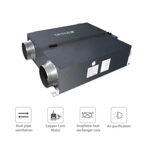 Sistema eléctrico de renovación de aire fresco con filtro HEPA Tecnología de recuperación de calor para eficiencia HVAC Hogar Hotel Garaje Enchufe DE LA UE - Product Image 6