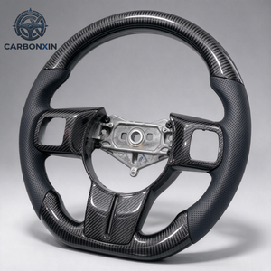 Volant personnalisé en fibre de carbone véritable pour Jeep Wrangler JK JL Grand Cherokee SRT8 WK2 Sport 2007 2012 2016 2018 - Product Image 4