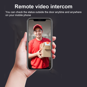 זיהוי פנים תלת-ממדי מנעול חכם ביומטרי זיהוי מפתחות טביעות אצבע האפליקציה שולטת במנעול נגד גניבה בבית - Product Image 6