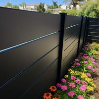 Portails coulissants en aluminium sur mesure, panneaux de clôture pour la protection de l'intimité, design décoratif pour jardin extérieur, portail de sécurité pour allée, respectueux de l'environnement