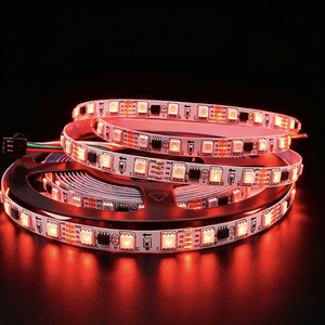 Tira de LED RGB 5050 Inteligente y Programable, TM1914 IC, 60 LED/m, Luz de Cuerda de Píxeles de Color de Ensueño con Transmisión Continua por Puntos de Interrupción - Product Image 4
