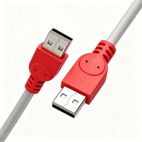 Cable USB 2.0 Qiulink de Tipo A Macho a Tipo A Macho, 480 Mbps, Cable de Transferencia de Datos de Alta Velocidad, Revestimiento de PVC para PC, Laptop, Disco Duro Externo, OEM
