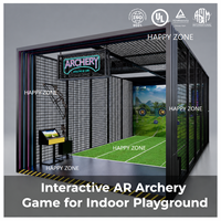 Jeu de tir à l'arc interactif en réalité augmentée pour aire de jeux intérieure, cible mobile, divertissement dans les salles de sport intérieures FEC