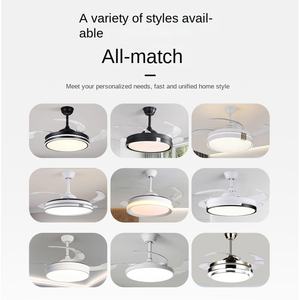 Ventilador de techo con control remoto inteligente y moderno de lujo con fuente de alimentación USB/Gas Motor BLDC Garantía de 5 años - Product Image 3