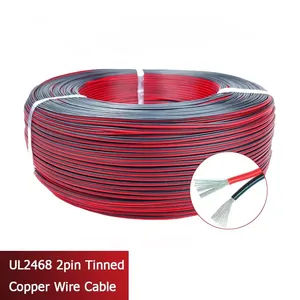 इलेक्ट्रॉनिक उपकरणों में आंतरिक वायरिंग के लिए Pvc इन्सुलेशन और tined तांबे के कंडक्टर के साथ ul2468 रिबन केबल - Product Image 1